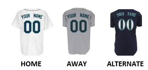 (image for) SEATTLE Pro Baseball Number Kit